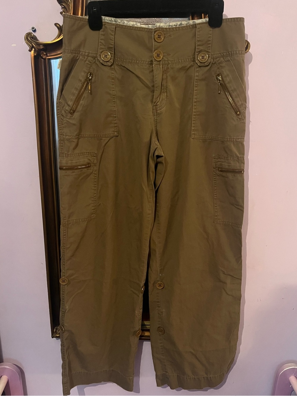 VINTAGE HOLLISTER CARGO PANTS SIZE 7/8 Y2K